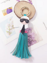 Cute Karlito Leather Bag Charm - 10 Colors Available!