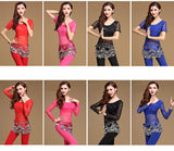 3 Pieces Belly Dancing Practice Wear Set