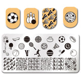 Stamping Template #2 - Mixed Art Theme | 6 Patterns To Choose From!